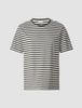 Striped Supima T-Shirt Box Fit Urban Green