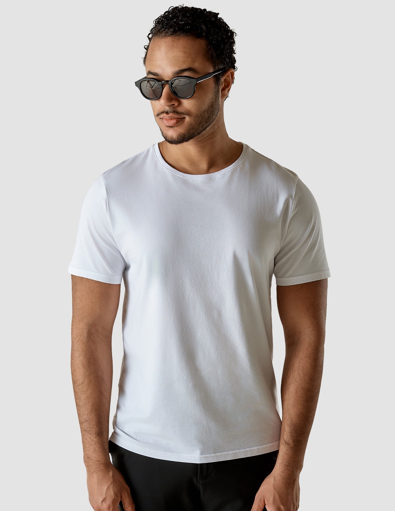 SNT Sunglasses Round Black