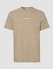 Supima T-Shirt Autograph Wooden Beige
