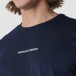 Supima Autograph Long-Sleeved T-shirt Navy