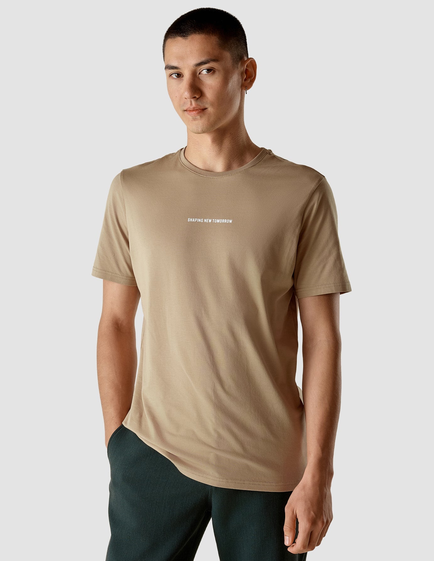 Supima Autograph T-shirt Khaki
