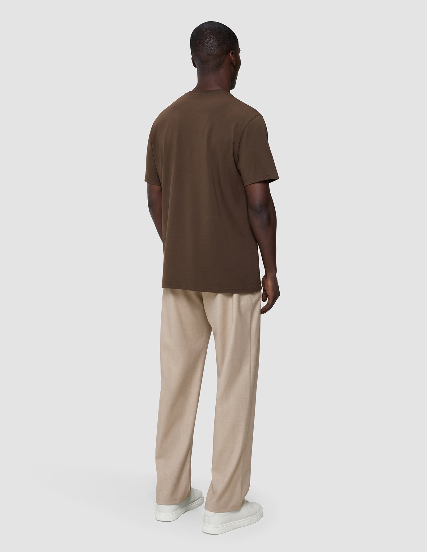 Supima T-shirt Saddle Brown