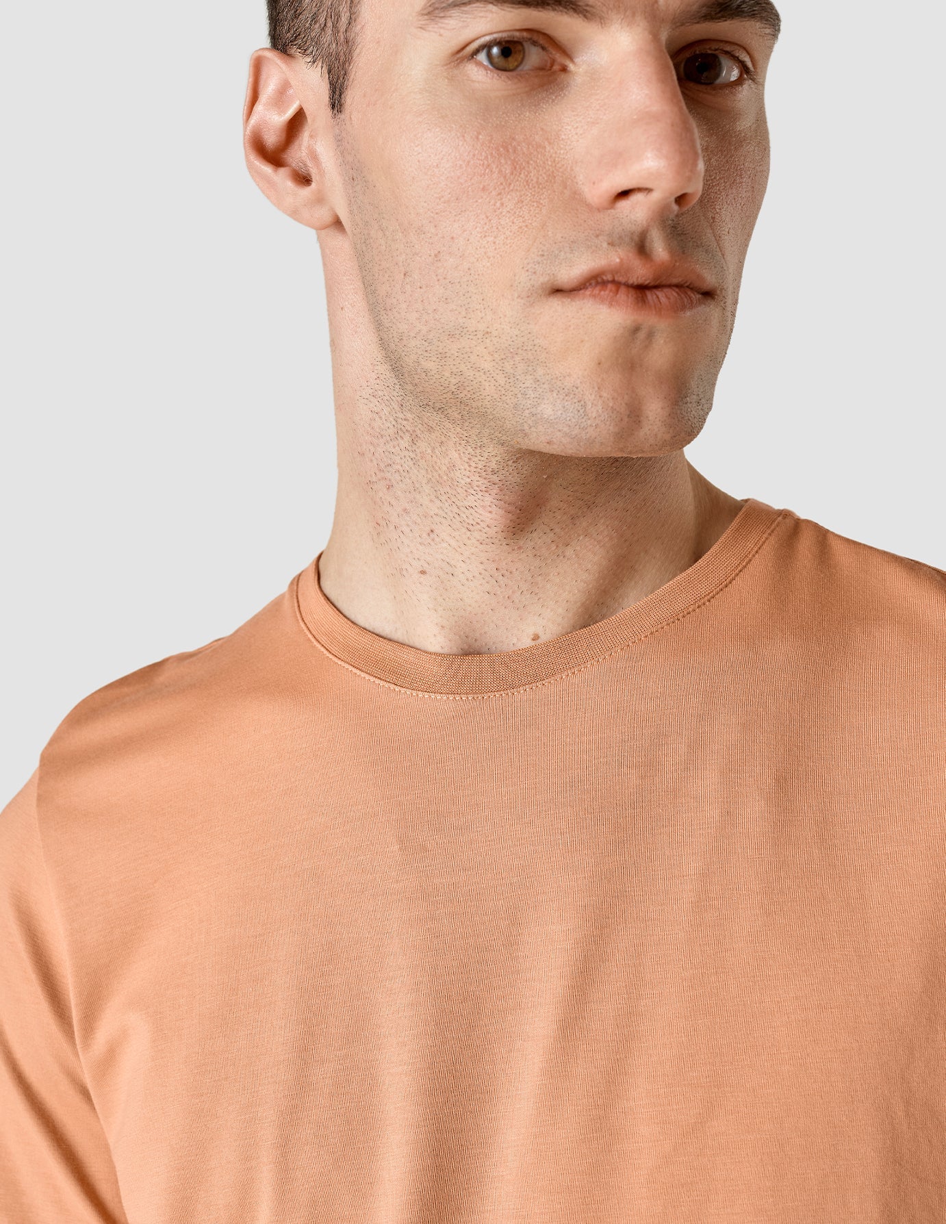 Supima T-shirt Rusty Caramel