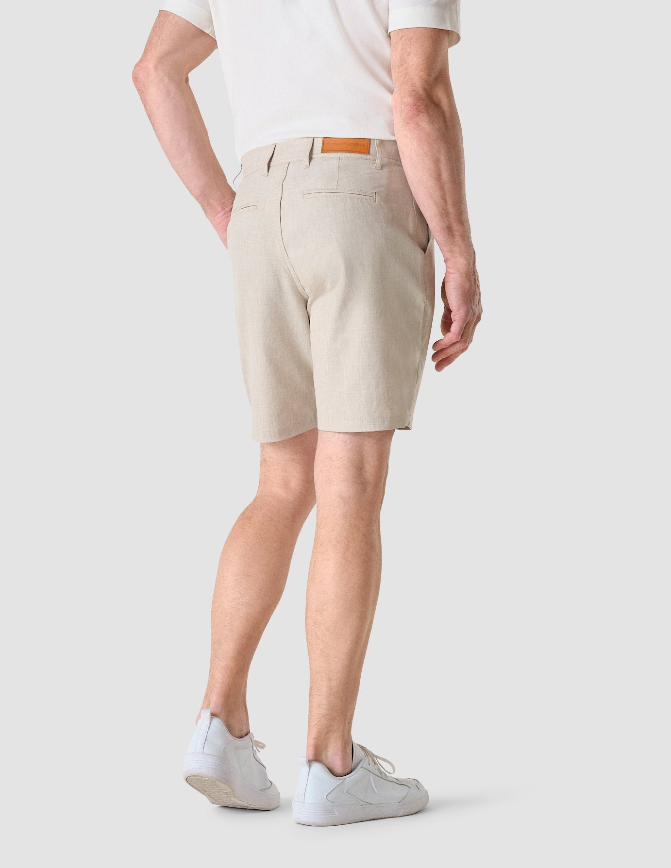 Tech Linen Shorts Sandshell