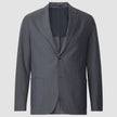 Tech Linen Blazer Navy