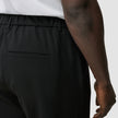 Tech Linen Elastic Pants Black