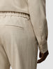 Tech Linen Elastic Pants Sandshell
