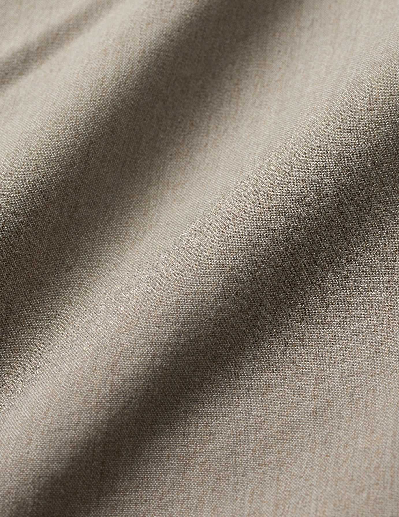 Tech Linen Elastic Pants Raw Beige