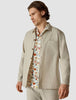 Tech Linen Overshirt Sandshell