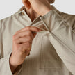 Tech Linen Overshirt Sandshell