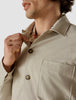 Tech Linen Overshirt Sandshell