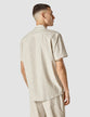 Tech Linen Bowling Short Sleeve Shirt Sandshell