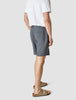Tech Linen Elastic Shorts Navy