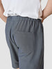 Tech Linen Elastic Shorts Navy