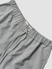 Tech Linen Elastic Shorts Charcoal
