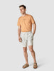 Tech Linen Elastic Shorts Navy Pinstripe
