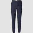 Tech Linen Elastic Pants Midnight Blue