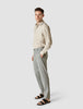 Tech Linen Elastic Pants Charcoal