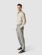 Tech Linen Elastic Pants Charcoal