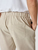 Tech Linen Elastic Shorts Sandshell