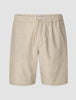 Tech Linen Elastic Shorts Sandshell