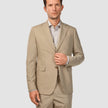 Tech Wool Blazer Sand Slim