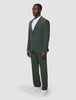 Tech Wool Blazer Green Night Regular