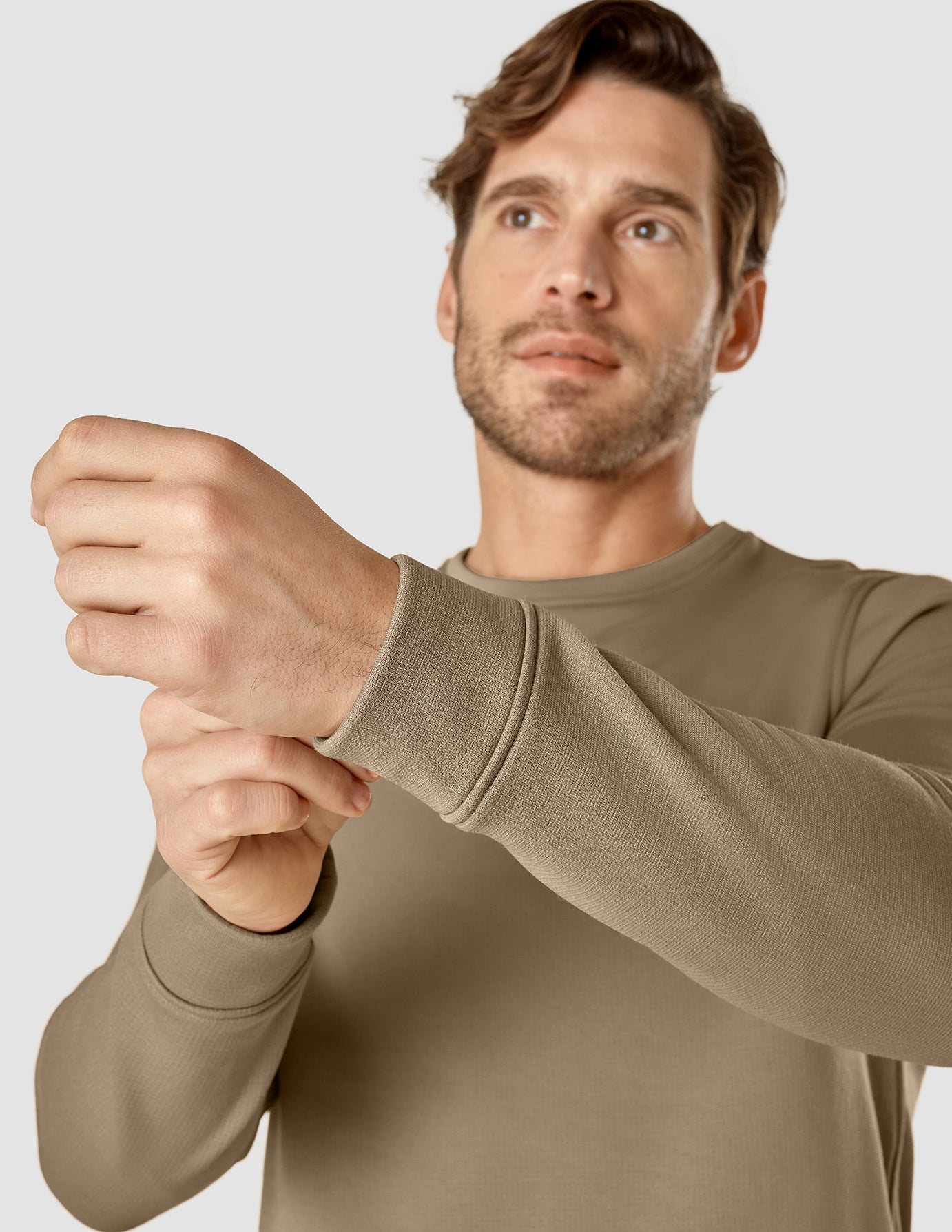 Tech Wool Crewneck Khaki