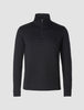 Tech Wool Half Zip Black