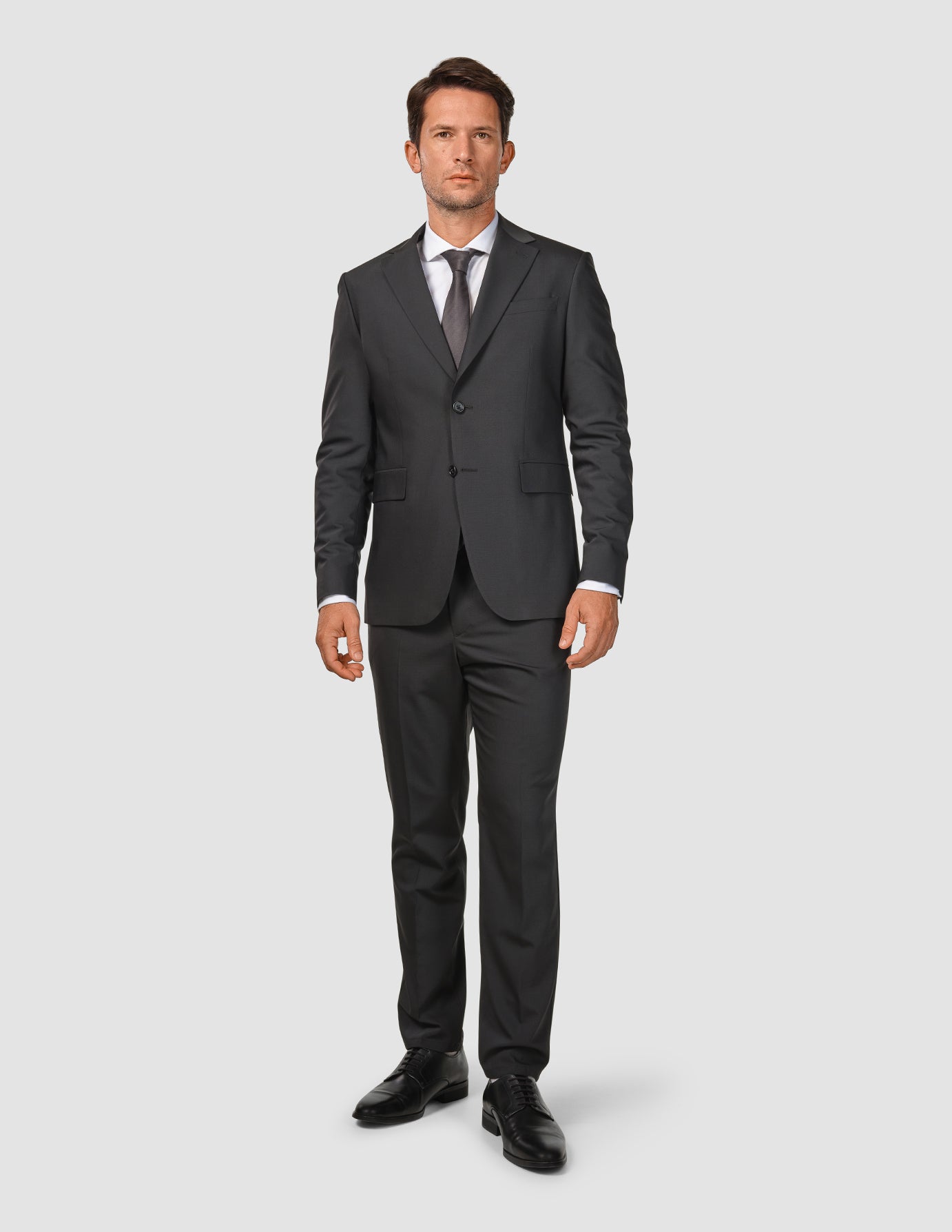 Tech Wool Suit Pants Regular Black