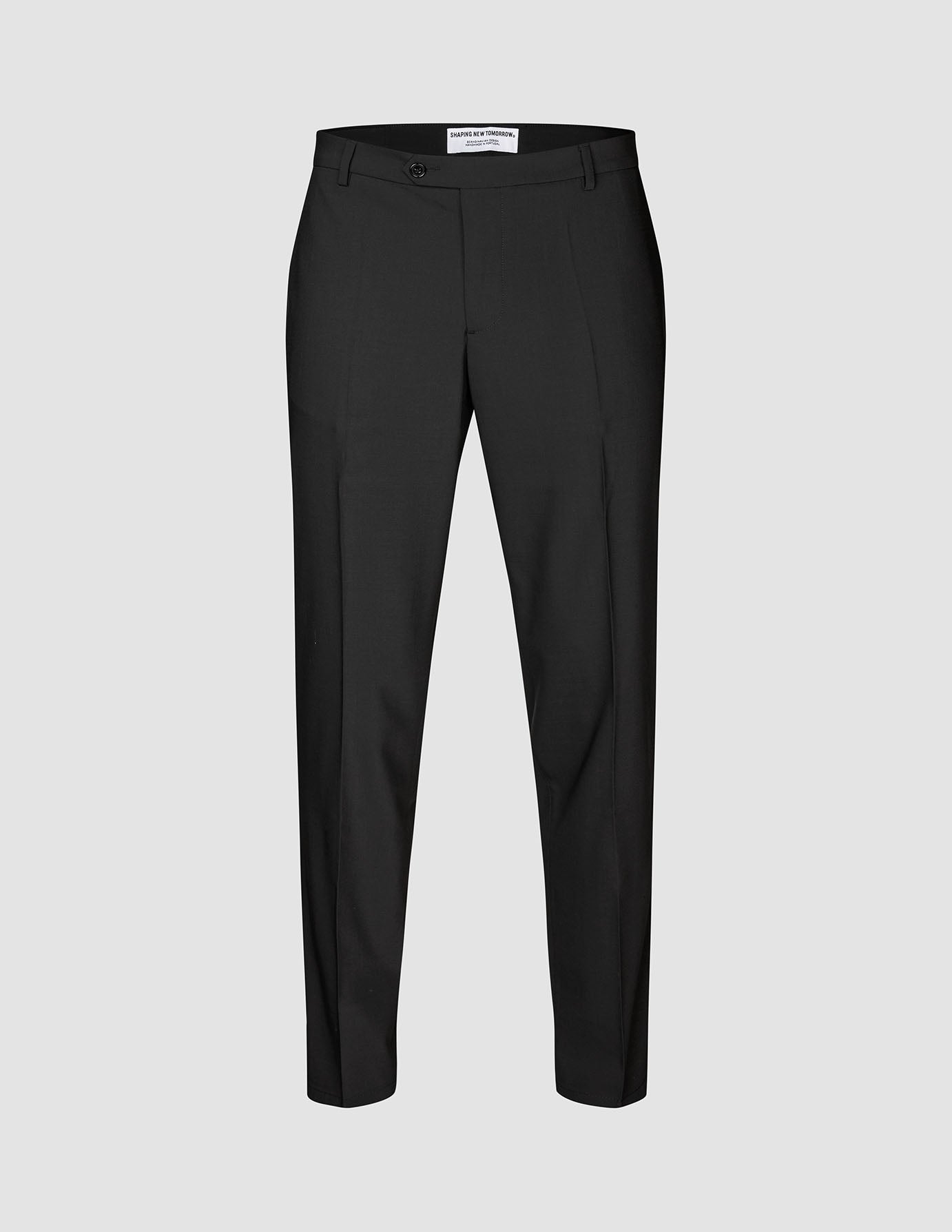 Tech Wool Suit Pants Regular Black