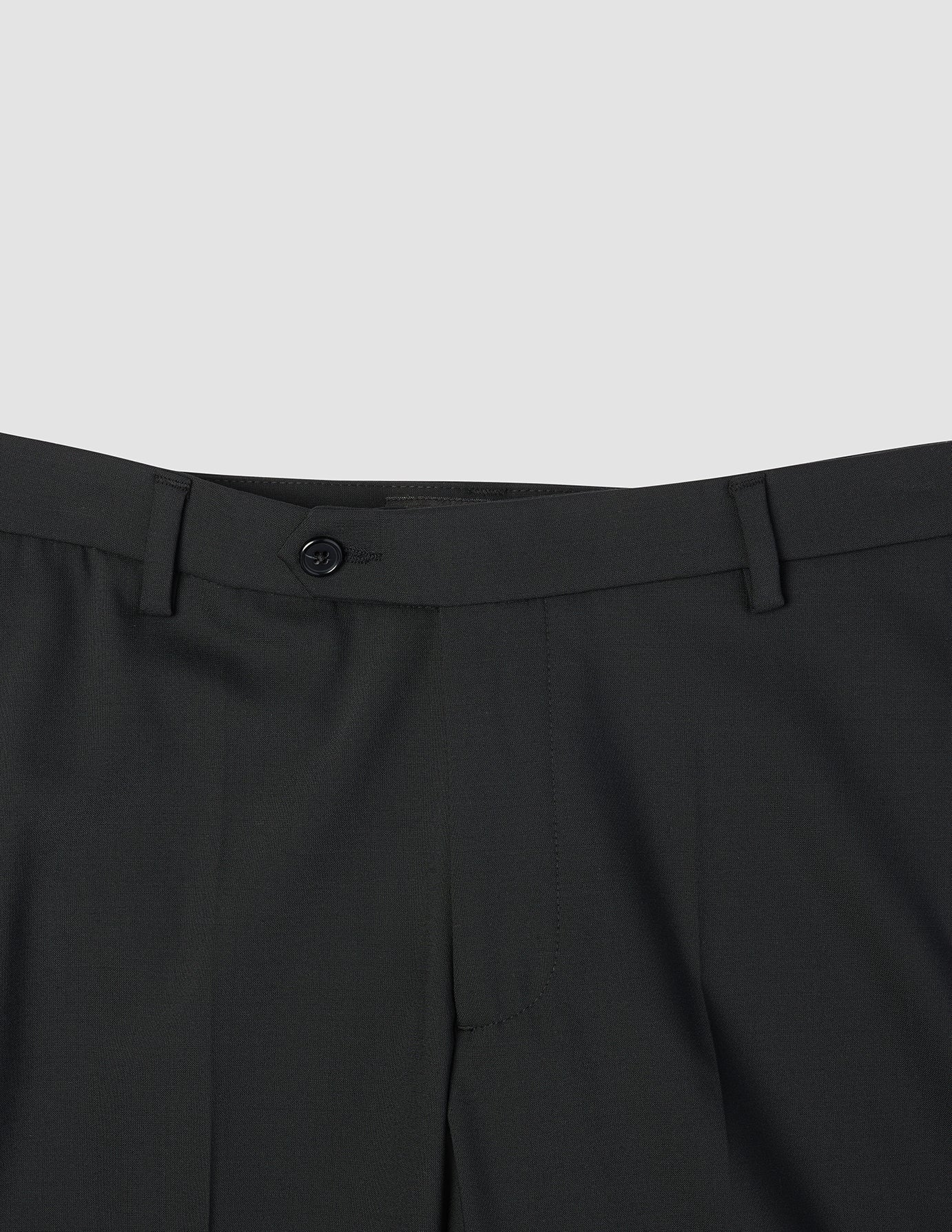 Tech Wool Suit Pants Relaxed Fit Black