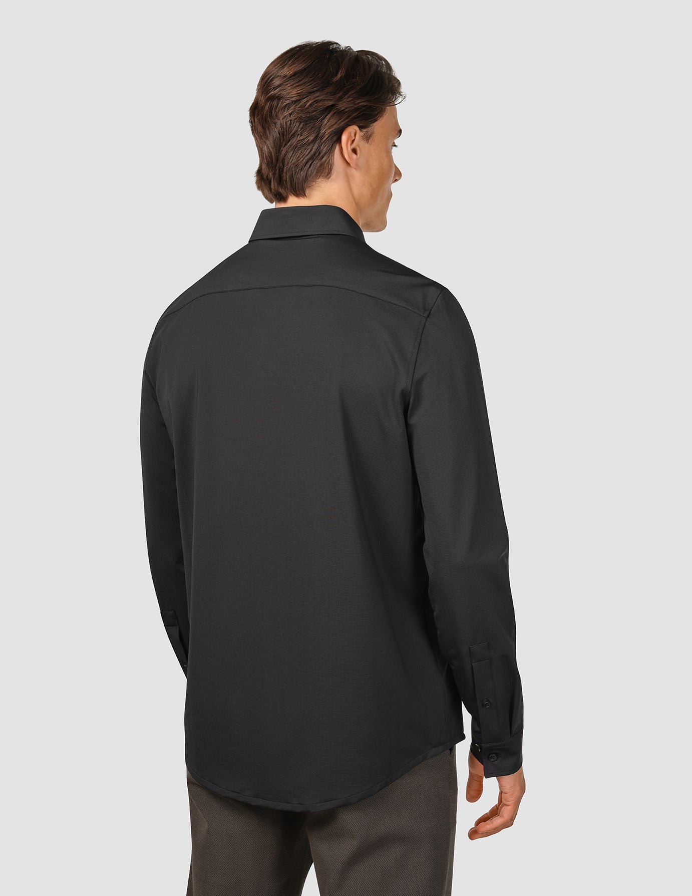 Travel Shirt Black Regular