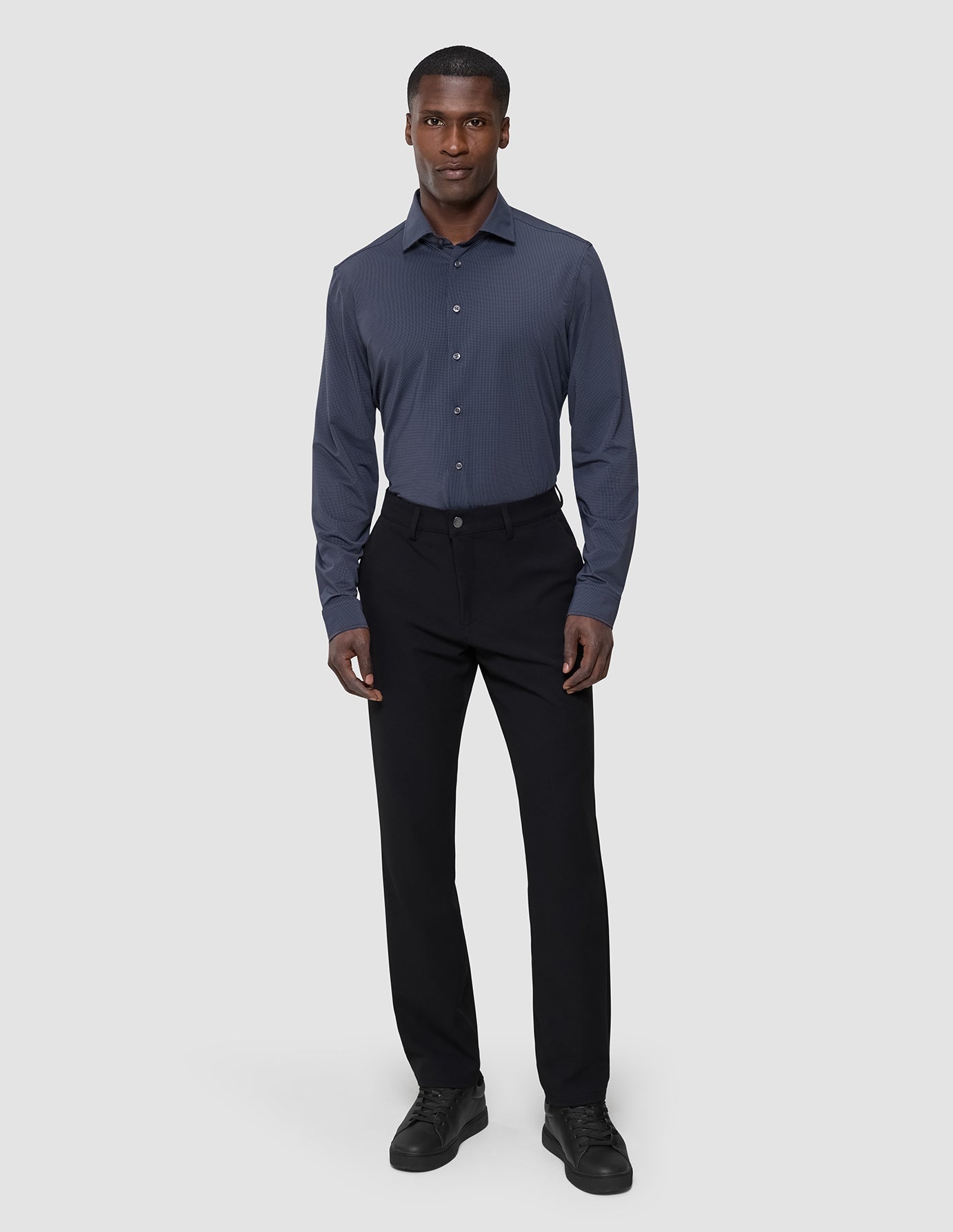 Travel Shirt Dark Navy Regular