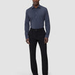 Travel Shirt Dark Navy Slim