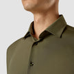 Travel Shirt Remote Green Slim