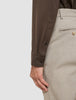Travel Shirt Saddle Brown Slim