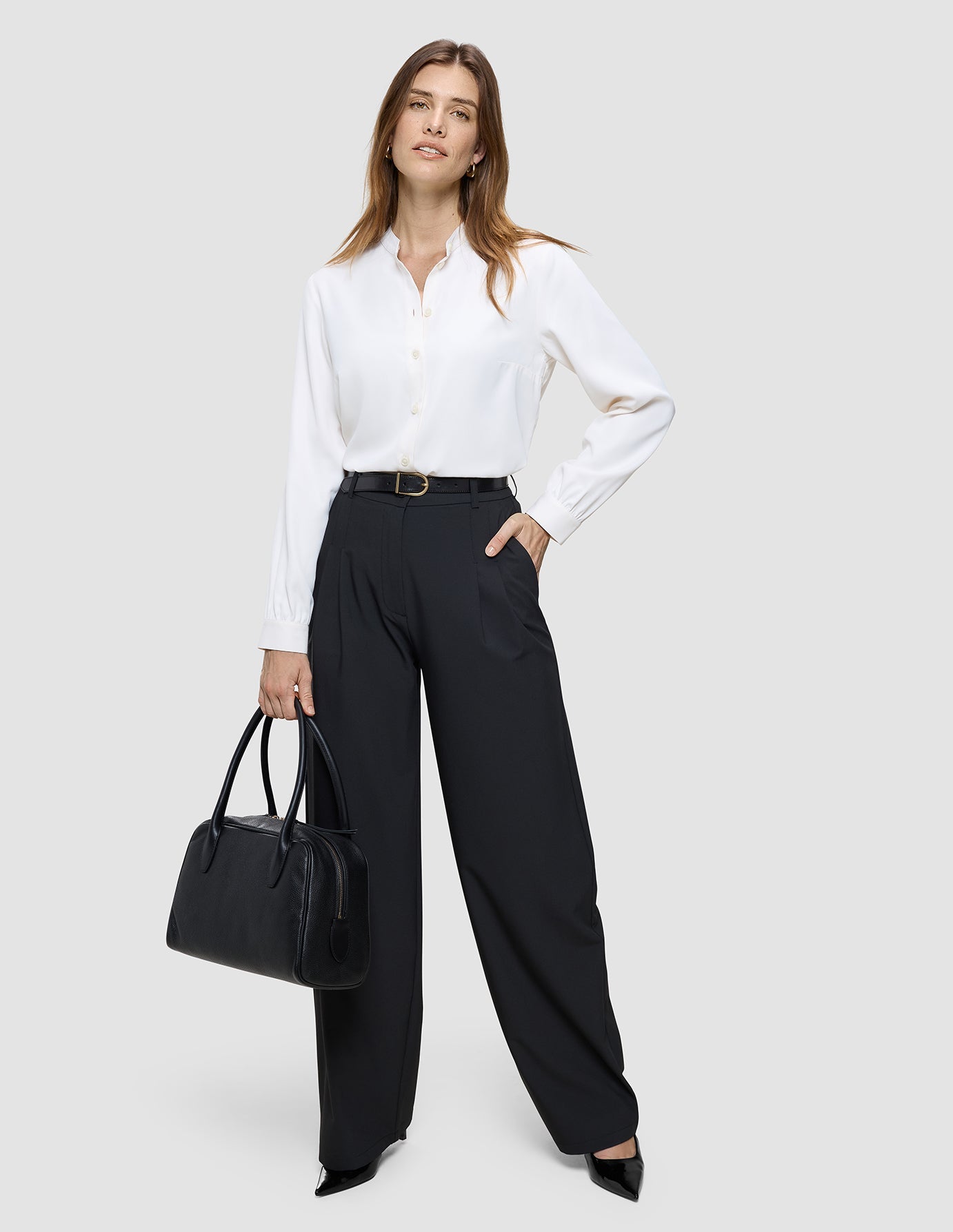 Women's Avira Pants Wide Black