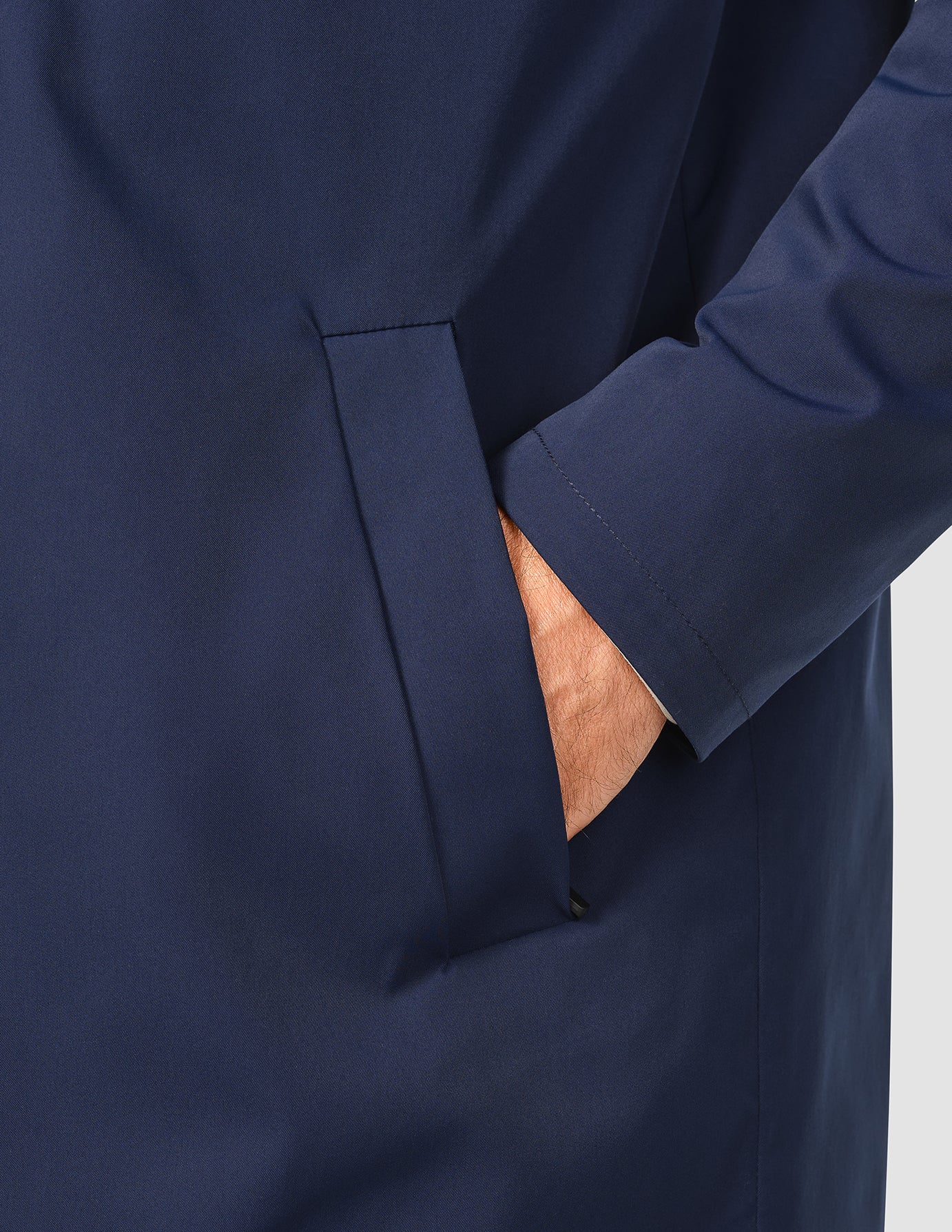 Waterproof Trench Coat Navy