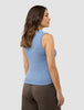 Women's Structured Knit Top Serenity Blue