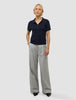 Women's Structured Polo Navy