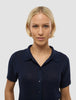 Women's Structured Polo Navy