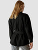 Belted Overshirt Black