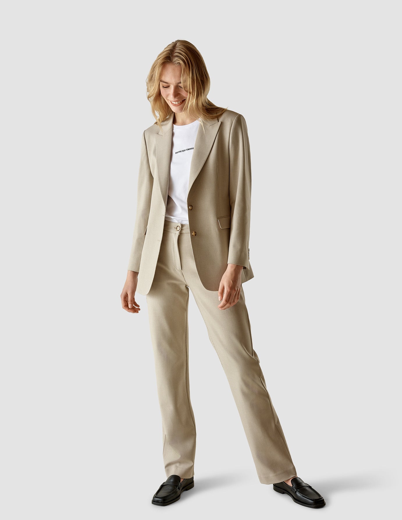 Essential Blazer Petite Check