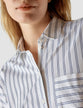 Oversized Long Sleeve Shirt Halo Stripes