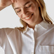 Oversized Long Sleeve Shirt White