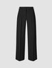 Essential Pants Wide Asphalt Pinstriped