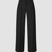 Essential Pants Wide Asphalt Pinstriped