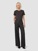 Essential Pants Wide Asphalt Pinstriped