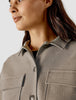 Belted Overshirt Cloud Beige